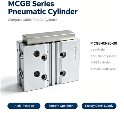 MCGB{1}03-32-100 ሚኒ መንታ መመሪያ የሳንባ ምች ሲሊንደር